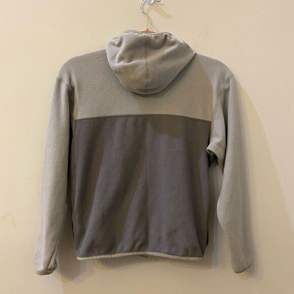 Patagonia Gray Micro D Snap-T Fleece Full Zip Jacket Kids Size L 12 - Picture 4 of 8